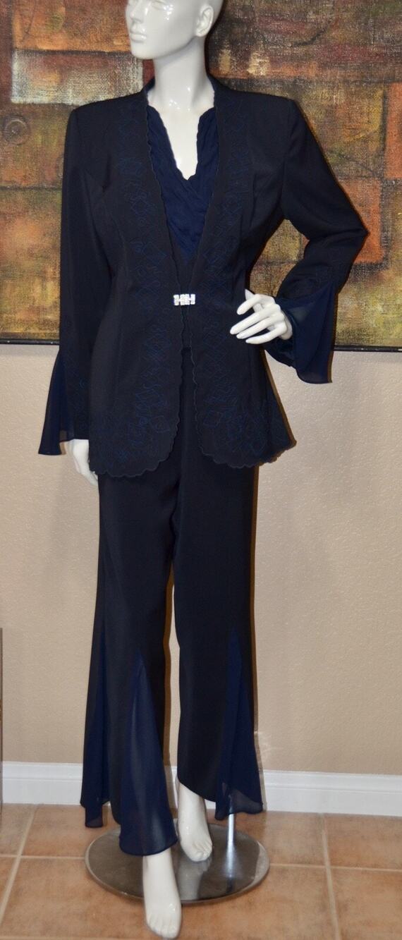 Donna Vinci Church, Wedding, Special Occasion Evening 2pc Pant Suit Set 8